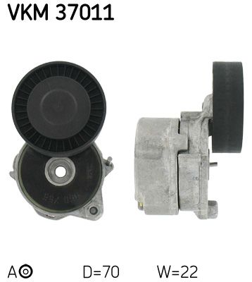 Obrázok Napínacia kladka rebrovaného klinového remeňa SKF  VKM37011